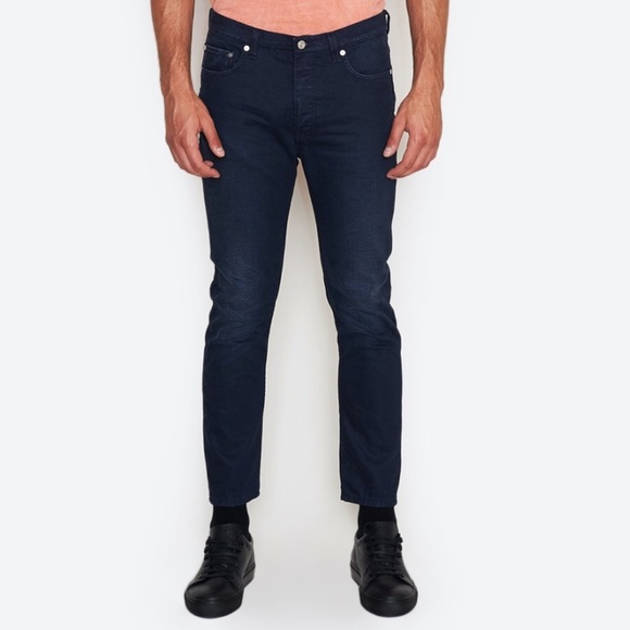 Acne Studios Town Twilight men’s skinny jeans button fly dark wash
